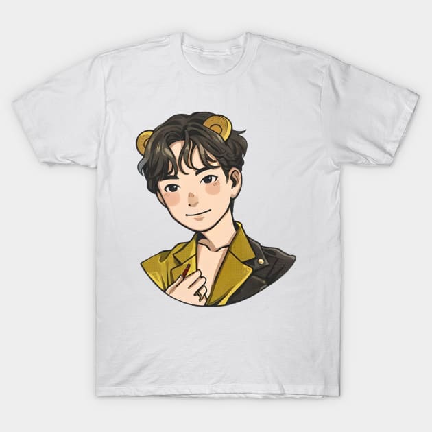 Astro Cha Eunwoo Anime T-Shirt by yaheloma